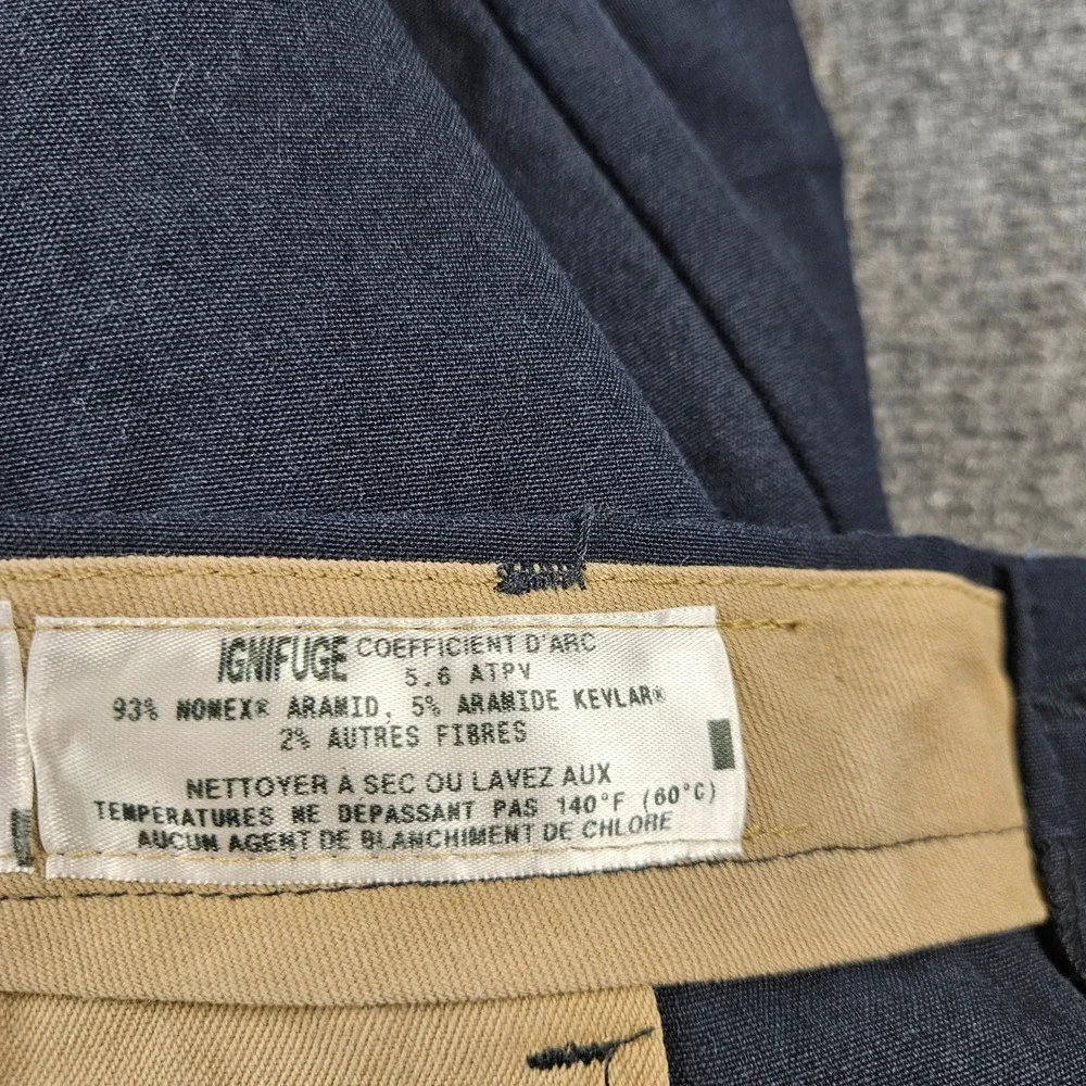 Bulwark FR Flame Resistant Navy Blue Nomex Work Pants Mens 40x29 4GMIBV50SM